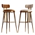 Blakey Bar Chair: Stylish Seating for Modern Spaces 3D model small image 1