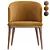 Contemporary Opera Louise Chair 3D model small image 2