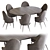 Intreccio Chair: Deephouse and Potocco's Stylish Seating 3D model small image 2