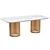 Northfield Dining Table - Modern and Elegant Furniture Piece 3D model small image 1