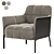 Modern RIBOT Armchair: Sleek Design 3D model small image 2