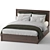 Modern Queen Panel Bed by EQ3 3D model small image 2