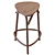 Modern Trio Upholstered Stool 3D model small image 3