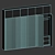 Modern 360cm Wardrobe: Sleek Design! 3D model small image 3