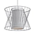 Elegant Chinese Bamboo Pendant Light 3D model small image 2