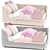 Delavega Children Bed: Contemporary Comfort for Little Ones 3D model small image 2