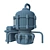 Vintage Oil Tank: Game-Ready 3D Model 3D model small image 4