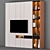 Sleek TV Wall Unit - 300x300x40 cm 3D model small image 2