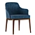 Sophie Chair: Sleek Elegance meets Uncompromising Comfort 3D model small image 1