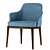 Sophie Chair: Sleek Elegance meets Uncompromising Comfort 3D model small image 3