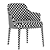 Sophie Chair: Sleek Elegance meets Uncompromising Comfort 3D model small image 4