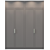 Sleek Modern Cupboard 3D model small image 2