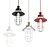 Rustic Cage Pendant Light 3D model small image 1