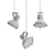 Modern Swivel Pendant Lamp 3D model small image 2