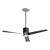 Sleek Black Gear LED Fan 3D model small image 1