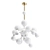 Atomic Suspension White Chandelier 3D model small image 1