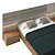 Intana Bed: Stylish and Functional Furnishing 3D model small image 4