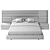 Intana Bed: Stylish and Functional Furnishing 3D model small image 5