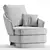 LAWSON Modern Armchair by Minotti 3D model small image 6