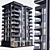 Modern Corona Redner Building Design 3D model small image 2