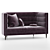 Elvie RD ArianeSke Velvet Sofa 3D model small image 1