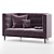 Elvie RD ArianeSke Velvet Sofa 3D model small image 3