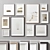 Versatile Collection of 10 Picture Frames 3D model small image 1