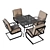 Cedar Creek Outdoor Lounge Set 3D model small image 3