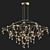 Glamor LED Chandelier: Elegant Illumination 3D model small image 1