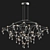 Glamor LED Chandelier: Elegant Illumination 3D model small image 2