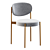Sleek Varpen Chair Series 3D model small image 1
