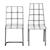 Bordeaux & Avignon Chair Set 3D model small image 6