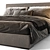 Elegance in Stone: Meridiani's Bed 3D model small image 5