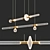 Elegant Cipher: Lasvit Chandelier 3D model small image 3