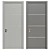 Sleek Interior Door 3D model small image 1