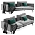 Modern and Luxurious Rolf Benz LIV Sofa 3D model small image 1