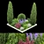 Exquisite Outdoor Plant Collection 3D model small image 2