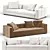 Luxury Blazer Sofa: Elegant 2013 Design 3D model small image 2