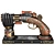 Steampunk Gun Hand Holder Replica 3D model small image 2