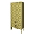 Yellow Glass Cabinet by Tenzo 3D model small image 6