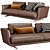 Elegant DITRE ITALIA Royal Sofa 3D model small image 4