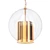 Sleek Cap & Globe Pendant 3D model small image 1