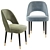 Laskasas Amour Velvet Dining Chair 3D model small image 2