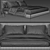 Elevated Meridiani Stone Bed 3D model small image 3