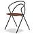 Sleek Minima Stool: Modern Seating-Chair Design 3D model small image 1