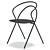 Sleek Minima Stool: Modern Seating-Chair Design 3D model small image 4