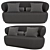 Luxury Capital Sofa: Exquisite Design & Supreme Comfort 3D model small image 3