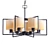 Forte 2570 Chandelier: Stylish, Modern Lighting 3D model small image 1