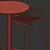 Modern HEE Barstool & Palissade Cone Table 3D model small image 5