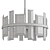 Elegant Odette Pendant Light 3D model small image 2